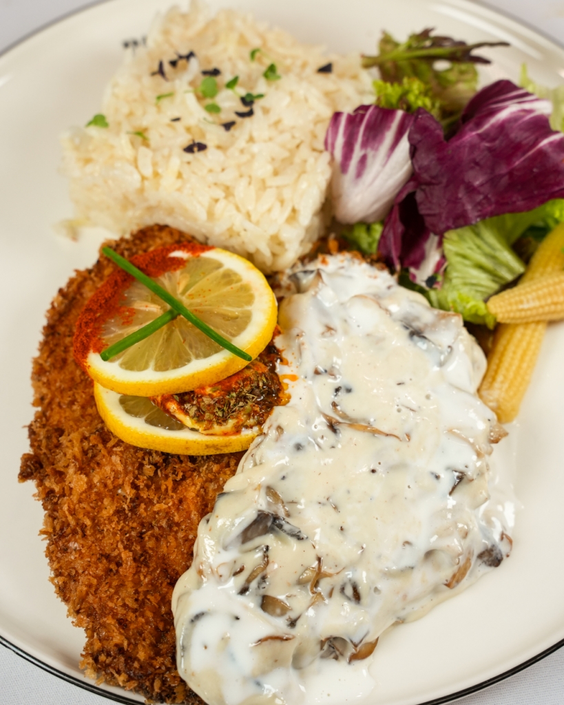 Mantar Soslu Schnitzel